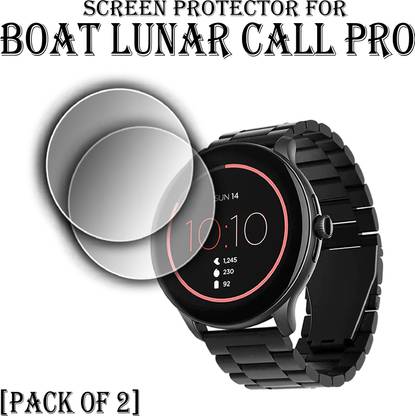 ejzatex Edge To Edge Screen Guard for BOAT LUNAR CALL PRO SMARTWATCH