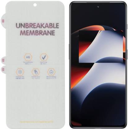 VOSKI Edge To Edge Screen Guard for OnePlus 12R Unbreakable Edge to Edge Protection Matte Screen Guard