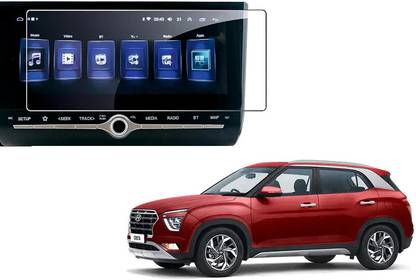 KACA Screen Guard for Company Fitted, Hyundai Creta SX Opt IVT (10.25 inch) (2022-23) Car Music System : Navigation : Android System : CarPlay (Glossy :1)