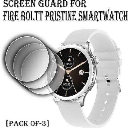 ejzatex Edge To Edge Screen Guard for FIRE BOLTT PRISTINE SMARTWATCH