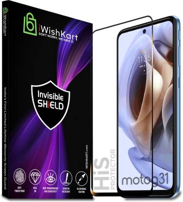iWishKart Edge To Edge Screen Guard for MOTOROLA G31, MOTOROLA Moto G31 / G71 5G Gorilla Glass