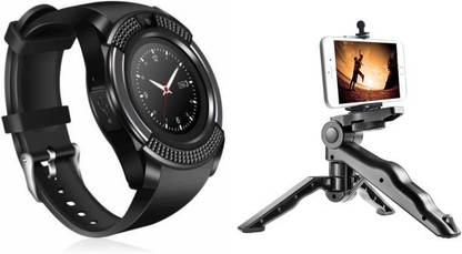 BE FOUND IN HUB Edge To Edge Screen Guard for BBD-LOPAZ V8 Smartwatch with manual tripod combo Smartwatch