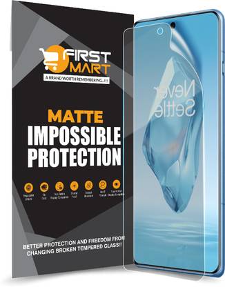 FIRST MART Edge To Edge Screen Guard for OnePlus 12R 5G, One Plus 12R 5G, 1+ 12R 5G, OnePlus 12R, ( Not a Tempered Glass, it’s a Matte Nano Fiber Guard)