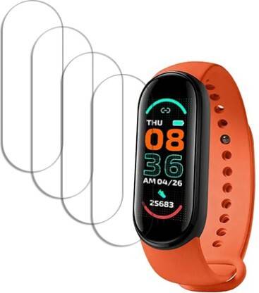 DOZEN Edge To Edge Screen Guard for Mi Smart Band 6 1.56 inch SMARTWATCH SCREEN GUARD 0.499