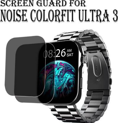 EJZATI Edge To Edge Screen Guard for NOISE COLORFIT ULTRA 3 SMARTWATCH SCREEN GUARD