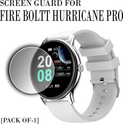 ejzatex Edge To Edge Screen Guard for FIRE BOLTT HURRICANE PRO SMARTWATCH