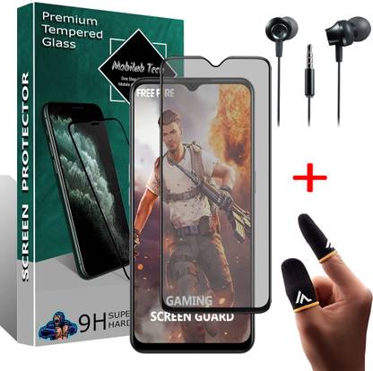 HTM Edge To Edge Screen Guard for Realme C3, Realme C11, Realme C12, Realme C15, Realme C20, Realme C21, Realme C25, Realme C25Y, Realme C21Y, Realme C11 2021, Realme C25s, Realme 5, Relame 5i, Realme 5s, OPPO A5 2020, OPPO A9 2020, OPPO A31 2020, OPPO A32, OPPO A15, OPPO A55 5G, Realme Narzo 10, Realme Narzo 10A, Realme Narzo 20, Realme Narzo 20A, Realme Narzo 30A, Realme Narzo 50i, Realme Narzo 50A, Moto G10 Power, Moto G30, Moto E7 Plus, Moto E7 PoWER, Moto G9, Moto G9 Play, Nokia 2.4, Nokia G20, Nokia G10, Nokia 5.3, Nokia C20 Plus, Infinix Smart 5A, Gionee Max Pro, Tecno Spark 7T, Tecno Spark 8, Tecno Spark 7, Tecno Spark GO 2021, Tecno Spark GO Plus, Tecno Spark 6 GO, Tecno Spark 4, Samsung A20s, Samsung A12, Samsung M12, Samsung F12, Samsung M02s, Samsung F02s, Samsung M32 5G, Samsung A03s, Infinix Hot 8, Iqoo Z3 5G, Vivo Y51, Vivo Y51A, Vivo Y20, Vivo Y20G, Vivo Y20i, Vivo Y20A, Vivo Y12S, Vivo Y72 5G, Vivo Y20T, Vivo Y75 5G, Vivo Y33T, Vivo Y21T, Vivo Y3s, Vivo Y33s, Vivo Y21 Matte Ceramic With Earphone And Finger Sleeves
