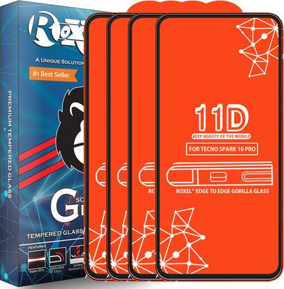 Roxel Edge To Edge Screen Guard for TECNO SPARK 10 PRO