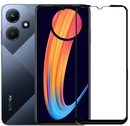 A-Allin1 Edge To Edge Screen Guard for Infinix Hot 30i, Gorilla Tempered Glass Screen Protector