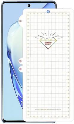 ankSONline Edge To Edge Screen Guard for Vivo V27 Pro 5G, |Unbreakable [Fingerprint Unlock,Anti-Scratch]