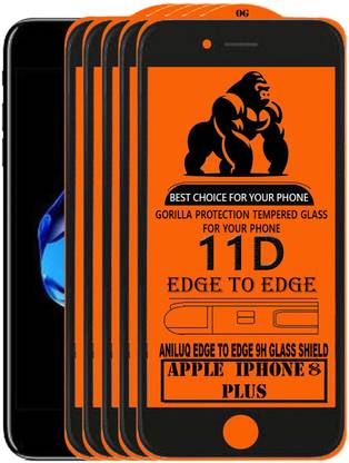 ANILUQ Edge To Edge Screen Guard for Apple iPhone 8