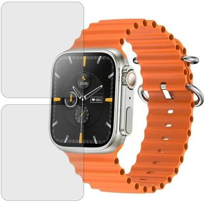 CUBES Edge To Edge Screen Guard for pTron Pulsefit Ethos Smartwatch with 1.85" Full Touch Display, Highly Touch Sensitive | Unbreakable | Ultra Thin | High Grade 9H TPU Film ( Not a Glass Tempered )