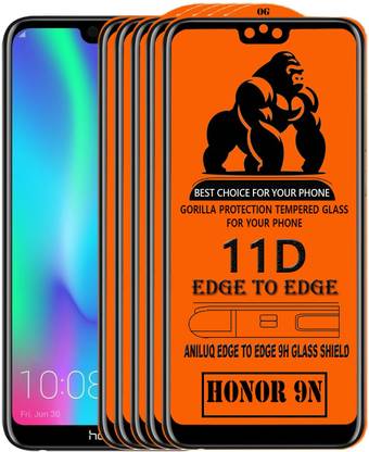 ANILUQ Edge To Edge Screen Guard for Honor 9N
