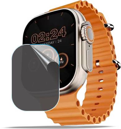 Montreal Edge To Edge Screen Guard for boAt_Wave_Genesis_with_1.96___HD_Display__BT_Calling__Functional_Crown___Metal_Body_Smartwatch VJ100