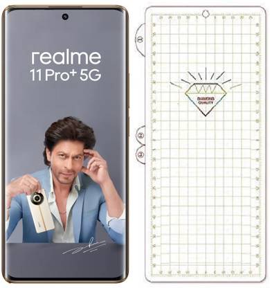ankSONline Edge To Edge Screen Guard for Realme 11 Pro, |Unbreakable [Fingerprint Unlock,Anti-Scratch]