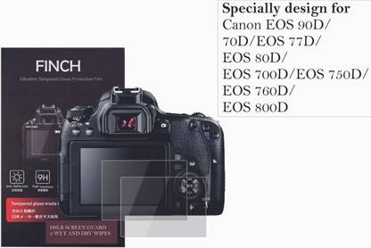 FINCH Edge To Edge Screen Guard for Canon EOS 90D/70D/EOS 77D/EOS 80D/EOS 700D/EOS 750D/EOS 760D/EOS 800D