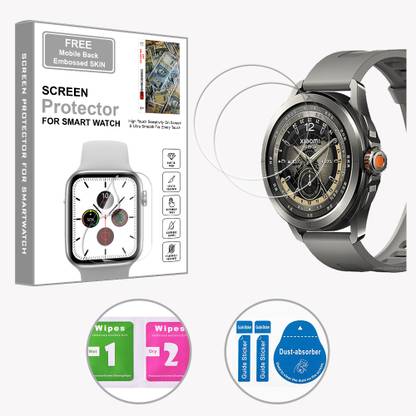 ARBAN Edge To Edge Screen Guard for Xiaomi Watch S4 Sport 1.43 inch (FREE 1 MOBILE EMBOSSED SKIN) SMARTWATCH SCREEN GUARD