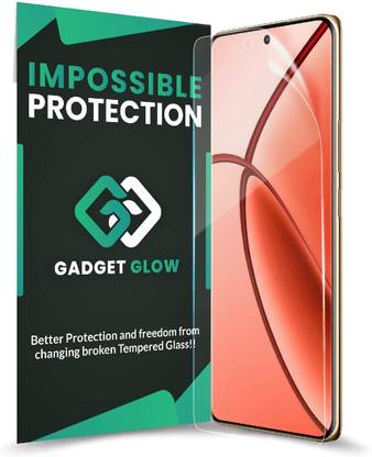Gadget Glow Edge To Edge Screen Guard for Realme P1 Pro 5G, Realme P1 Pro, 4 Layer Unbreakable Membrane with Easy Installation