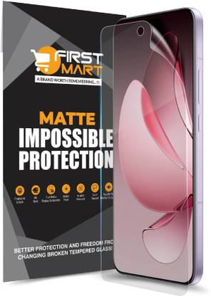 FIRST MART Edge To Edge Screen Guard for Oppo Reno 13 Pro 5G, Oppo Reno 13 Pro, Reno 13 Pro 5G, Reno 13 Pro, 4 Layer Unbreakable Membrane with Easy Installation