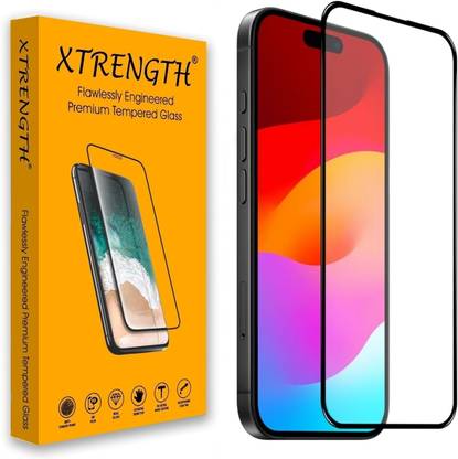 XTRENGTH Edge To Edge Screen Guard for Apple iPhone 17, with Easy Installation Kit