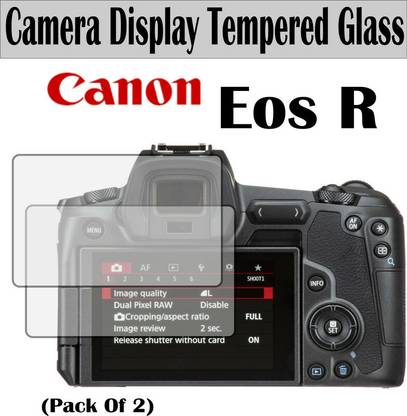 Blackcom Edge To Edge Tempered Glass for TG Canon EOS R [Scratch proof]