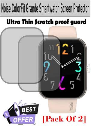 RapTag Edge To Edge Screen Guard for Noise colorfit Grande Smartwatch 1-1460