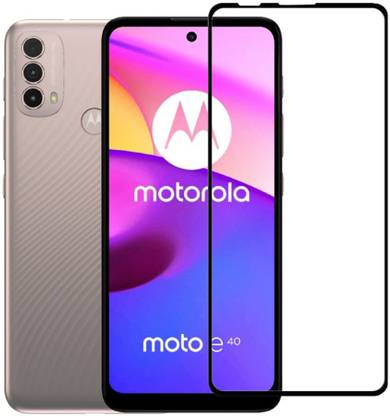 Bodoma Edge To Edge Tempered Glass for Motorola E40, Moto E40