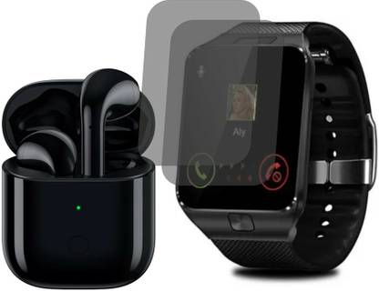 Gangtok Hub Edge To Edge Tempered Glass for Dz09 Smartwatch [Screen Guard Only] _0.0244
