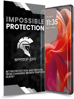 ArmourPro Edge To Edge Screen Guard for Motorola G85 5G, Motorola G85, G85 5G, Moto G85 5G, Moto G85, 4 Layer Unbreakable Membrane with Easy Installation
