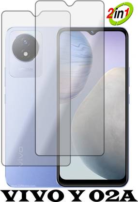 Blackcom Edge To Edge Screen Guard for Vivo Y02A (.3.613)