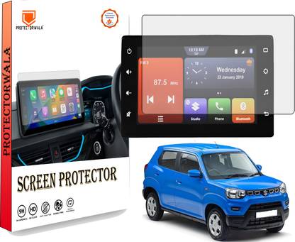 Protectorwala Impossible Screen Guard for Spresso 7 inch Touch Display Car Music infotainment System Flexible 9H Protector CLEAR
