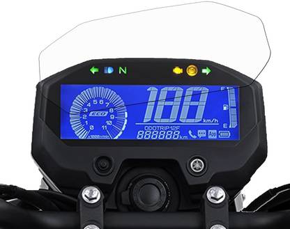 Zealsy Edge To Edge Screen Guard for Yamaha FZ X Speedometer Display Flexible 9H+ Screen Protector Clear