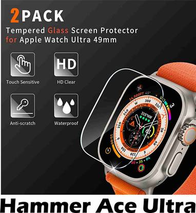 S9HUB Edge To Edge Screen Guard for HAMMER ACE ULTRA, APPLE ULTRA 49MM