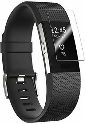 RapTag Edge To Edge Screen Guard for Fitbit Charge 2 [Scratch Proof]