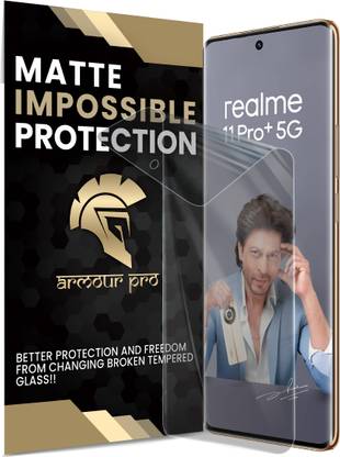 ArmourPro Edge To Edge Screen Guard for Realme 11 Pro Plus 5G, Realme 11 Pro 5G, Realme 11 Pro Plus, ( Not a Tempered Glass, it’s a Unbreakable Nano Fiber Membrane)