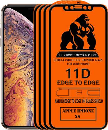 ANILUQ Edge To Edge Screen Guard for Apple iPhone XS