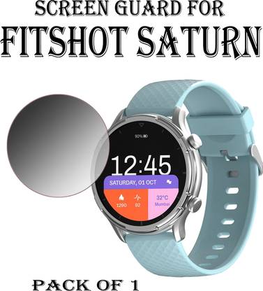 EJZATI Edge To Edge Screen Guard for FITSHOT SATURN SMARTWATCH