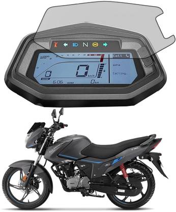 Afpin Impossible Screen Guard for HERO GLAMOUR XTEC BS6 Screen Guard Protector Accessories Motorcycle Digital Console Speedometer- Clear