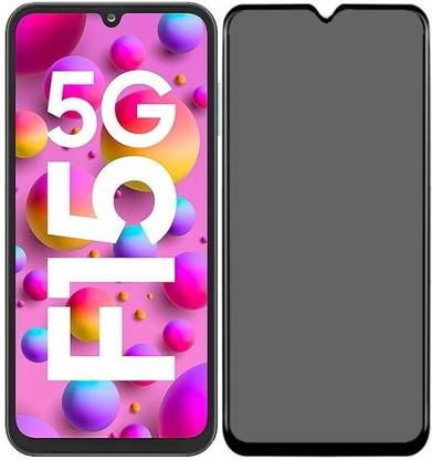 Blate Edge To Edge Tempered Glass for Samsung Galaxy F15, Privacy Glass, Anti Peep, Privacy, Tempered Glass, Screen Guard