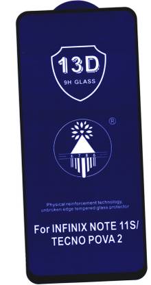 RCT Edge To Edge Tempered Glass for Infinix Note11s, TecnoPova2, 11D/13DTempared Glass