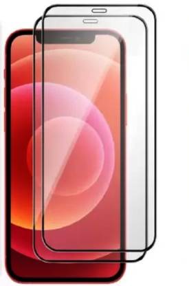 NaturalBuy Edge To Edge Tempered Glass for Apple iPhone 12 -(Anti Dust Proof Speaker Shield, Ultra Smooth Feel-Pack of 2)