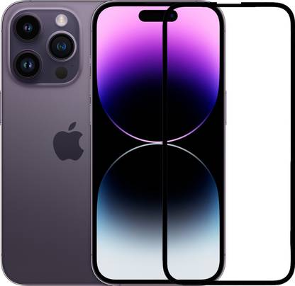 HKV FASHION Edge To Edge Tempered Glass for APPLE IPHONE 14 PRO MAX