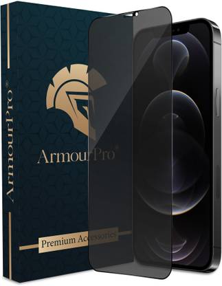 ArmourPro Edge To Edge Tempered Glass for iPhone 12 Pro Max, Apple iPhone 12 Pro Max, Apple 12 Pro Max, Privacy Anti Spy Glass with Matte Finish