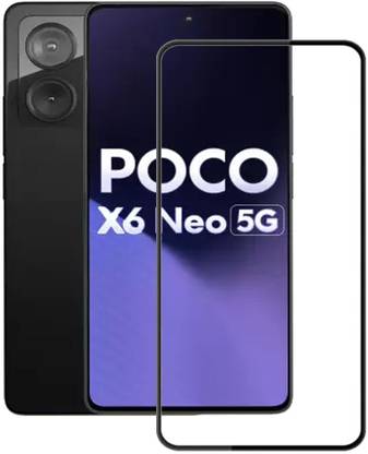 NKCASE Edge To Edge Tempered Glass for POCO X6 Neo 5G