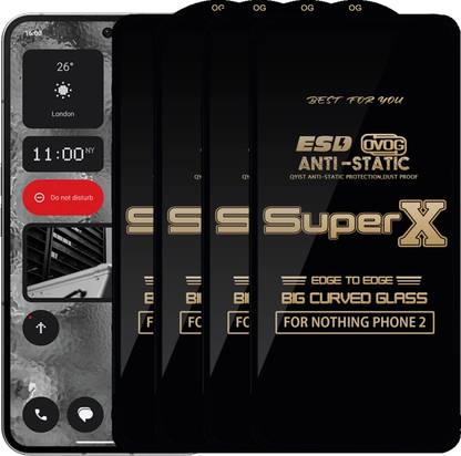 Qyist Edge To Edge Tempered Glass for NOTHING PHONE 2 Glass