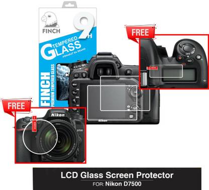 FINCH Edge To Edge Tempered Glass for NIKON D7500 DSLR CAMERA