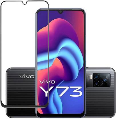 S-Softline Edge To Edge Tempered Glass for Vivo Y73, Oleophobic Coating Makes It Scratch Resistance