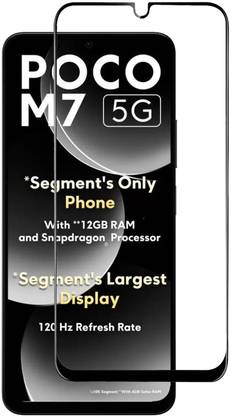 NSTAR Edge To Edge Tempered Glass for Poco M7 5G