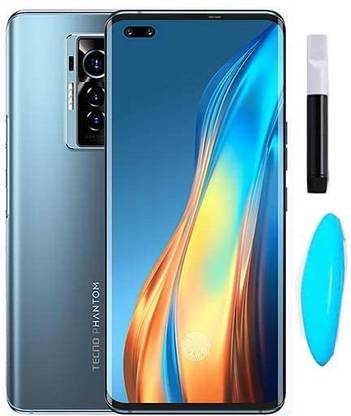 MARSHLAND Edge To Edge Tempered Glass for Tecno Phantom X, Full UV Glue Glass
