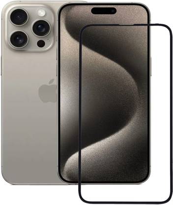 NKCASE Edge To Edge Tempered Glass for Apple Iphone 15, Apple Iphone 15 Pro